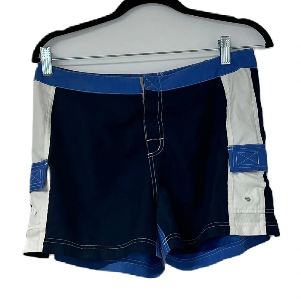 725 originals men’s blue and black men’s swimsuit size medium